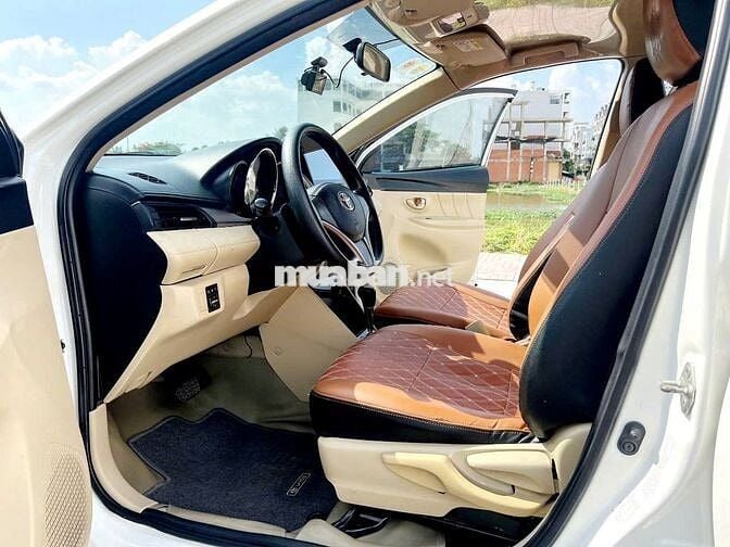 Toyota Vios 2016 1.5E CVT - Trắng đẹp