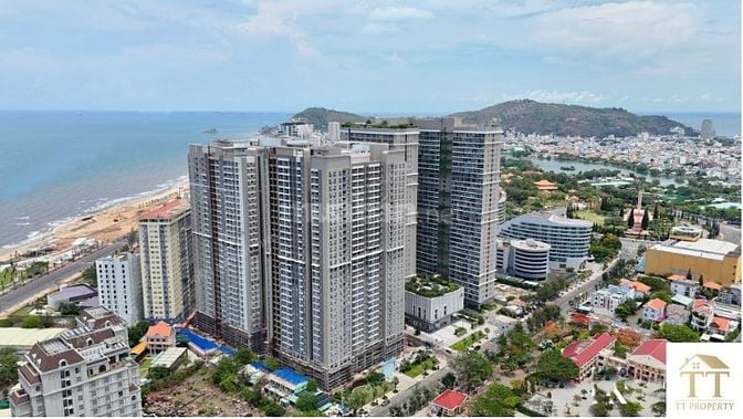 Kẹt tiền bán lỗ 200 triệu căn hộ 1PN Vũng Tàu Pearl view hồ bơi