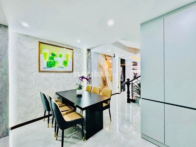 Nhà 4 x 13 đúc 1 trệt 3 lầu MẶT TIỀN đường số 4 phường 16 gò vấp 