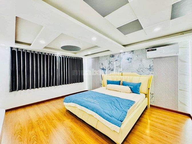 Nhà 4 x 13 đúc 1 trệt 3 lầu MẶT TIỀN đường số 4 phường 16 gò vấp 