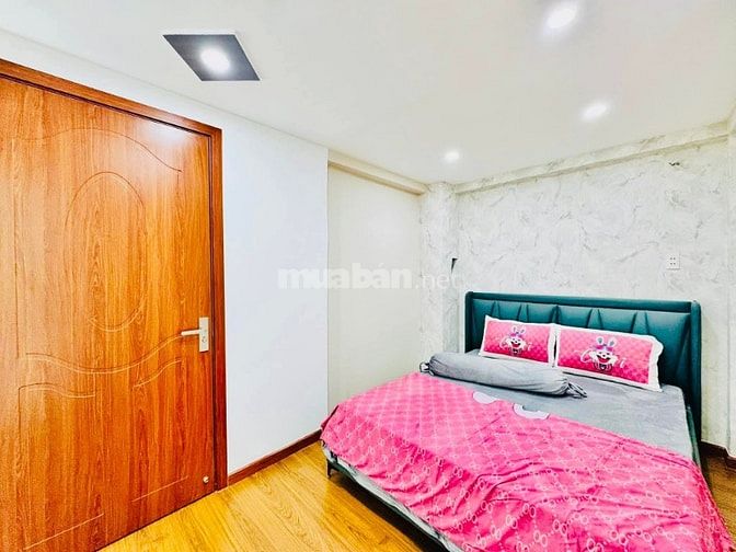 Nhà 4 x 13 đúc 1 trệt 3 lầu MẶT TIỀN đường số 4 phường 16 gò vấp 