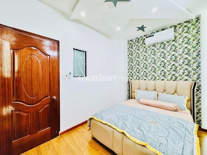 Nhà 4 x 13 đúc 1 trệt 3 lầu MẶT TIỀN đường số 4 phường 16 gò vấp 