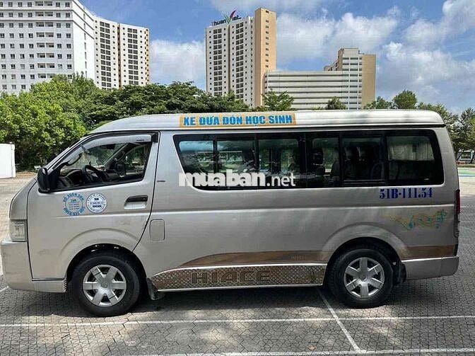 Toyota Hiace 2006 16 chỗ máy dầu chính chủ