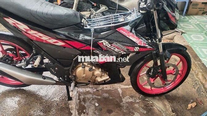 Suzuki Raider 150 màu đen đỏ - KV Bình Dương cũ