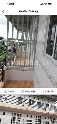 Nhà cho thuê nguyên căn 1 trệt 1 lầu, 2 phòng ngủ .