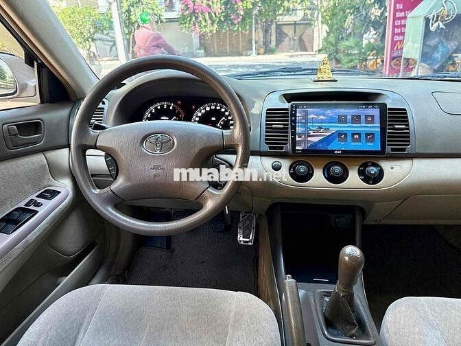 Toyota Camry 2003 2.4G MT nội thất nỉ zin