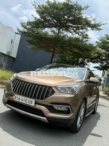 Hyundai Santa Fe 2017 2.2L full dầu xe đẹp zin êm