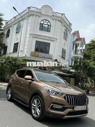 Hyundai Santa Fe 2017 2.2L full dầu xe đẹp zin êm