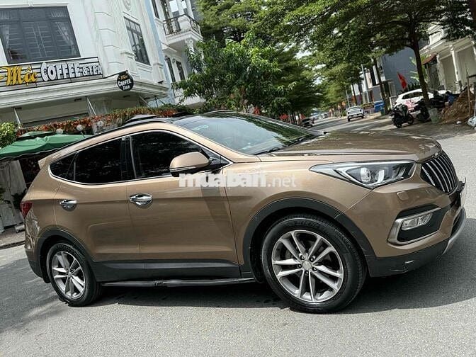 Hyundai Santa Fe 2017 2.2L full dầu xe đẹp zin êm