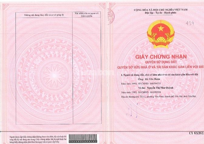 bán 05 tài sản bảo đảm theo hình thức đấu giá của Ngân hàng MSB, (bán 