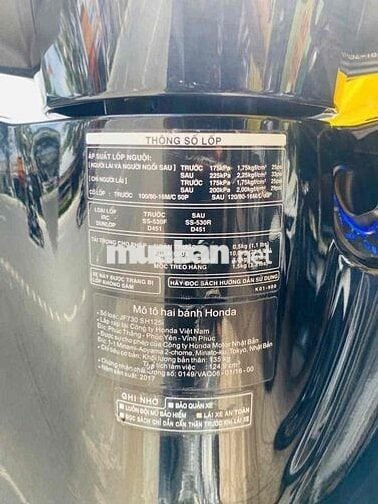 Sh 125 đời 2017 CBS