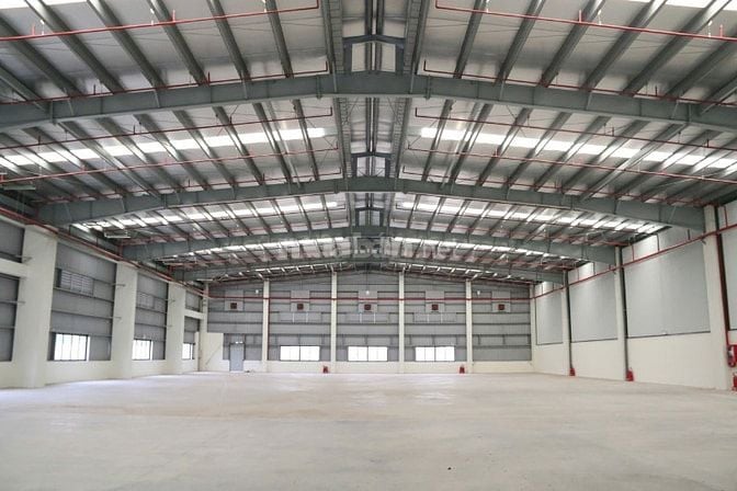 Thuê kho xưởng 7.200m² KCN Tây Ninh,điện hạ thế, PCCC tự động,cont 24h