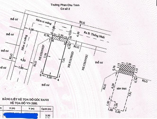 Bán nhà riêng tại Thống Nhất, 3.85 tỷ, 30m2, 3PN, 2WC, Gò Vấp, HCM