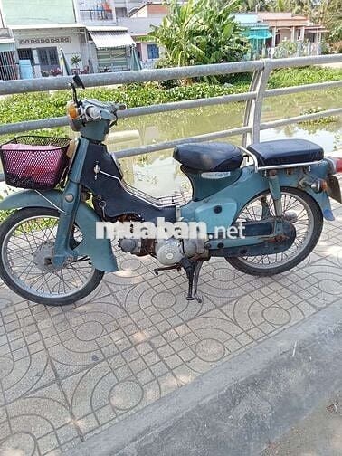 Bán xe cub 50 màu xanh có đề