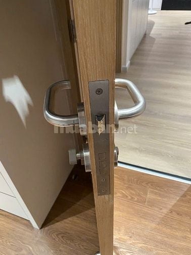 Cửa phòng, chất lượng còn tốt, đầy đủ khóa.