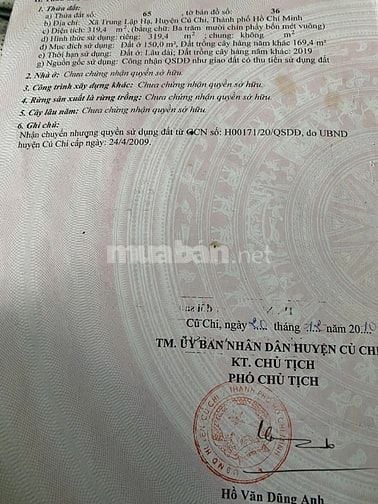 Chính chủ bán đất đường Nguyễn Thị Hương, 319m2, sổ đỏ, giá 2,5tỷ