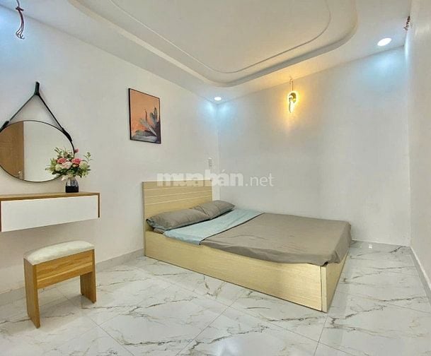 Nhà mới Chợ Bà Hom cũ 1,85 tỷ 1L 2PN hẻm oto chính chủ 