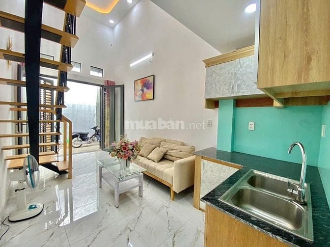 Nhà mới Chợ Bà Hom cũ 1,85 tỷ 1L 2PN hẻm oto chính chủ 