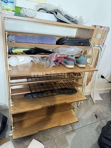 Kệ giày gỗ sang trọng 3 hộc tiện dụng 