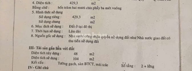 2 MẶT TIỀN KD " ĐỘC LÂP" 430m2 ( 8.8x60m )TIỆN XÂY TOÀ NHÀ VP, CHDV