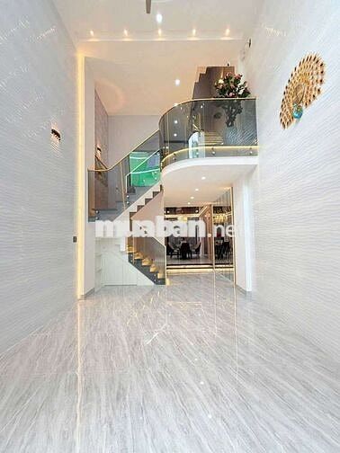 NHÀ PHỐ MỚI KENG 1 TRỤC QUANG TRUNG CHƯA QUA SỬ DỤNG 5PN CÓ THANG MÁY