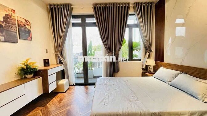 Cho thuê nhà, Mới xây, Full nội thất, Đường phan huy ích, P12, Gv, 6pn