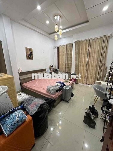 Nhà Mới Đẹp(4x16m) Bờ Bao Ngay Eaon 2Lầu 3PN hẻm Tải.