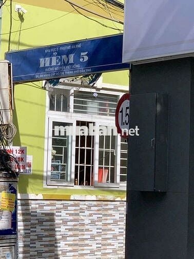 Bán nhá trệt lầu góc 2mt hẻm 5 nguyễn việt hồng