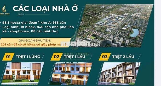 Mở bán khu đô thị Phước đông đã có sổ riêng từng căn