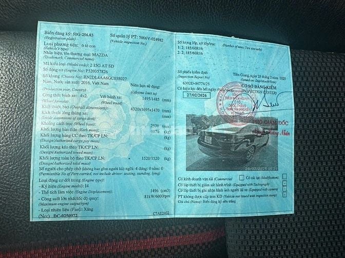 Cần bán gấp xe mazda2 đời 2017