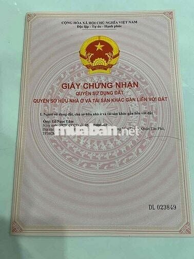 Bán đât hẻm QL1k linh xuân thủ đức