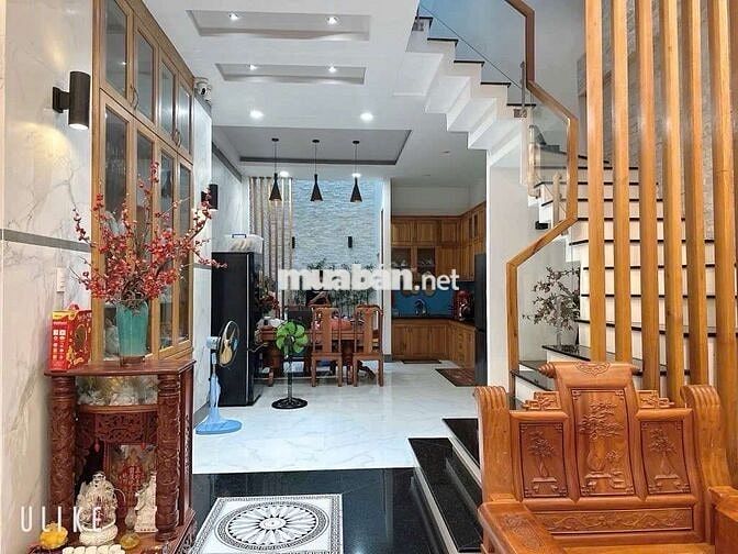 Bán nhà đường xe tải 6m thông - 4 tầng, 4 phòng HIỆP THÀNH QUẬN 12