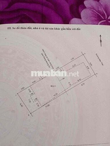 NHÀ MẶT TIỀN MẬU THÂN , trung tâm P3 (cũ)