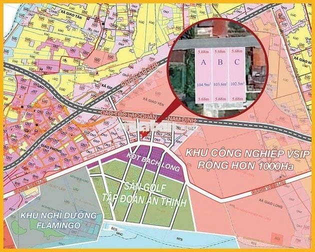 SỐT ĐẤT NỀN KHU CÔNG NGHIỆP VSIP NAM ĐỊNH CHỈ NHỈNH 1TỶ