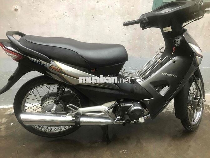 WAVE S 100 ĐEN BẠC THẮNG DĨA Đ/K 2007