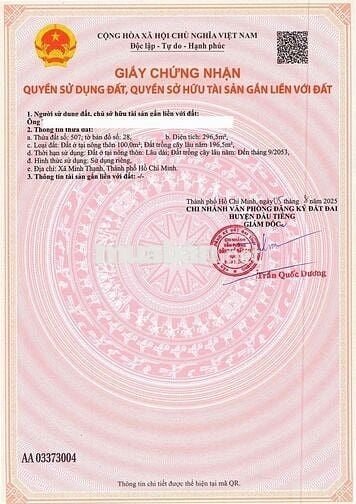 Cần Bán Đất Nền Sau Lưng Chợ Thái Bình - Minh Thạnh - Tp.HCM