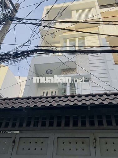 Nhà nguyên căn 3 lầu 4 x 20 hẻm thông xe hơi lê văn thọ gò vấp 18tr/th