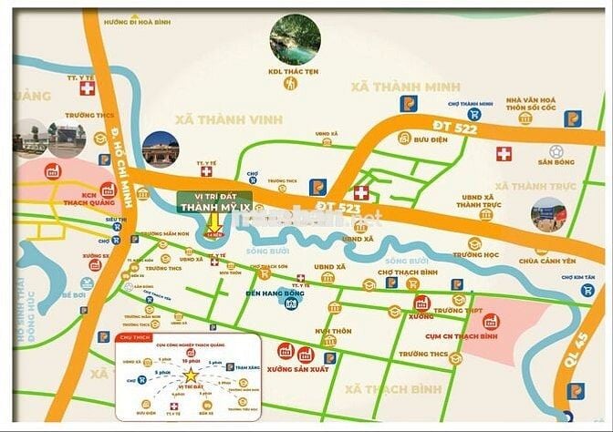 Bán đất chính chủ tại Thành Mỹ - Thạch Thành – Thanh Hóa. CHỈ 190tr/lô