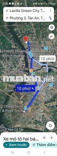 ĐẤT 391M2 FULL THỔ NGUYỄN HỒNG SẾN LONG AN (GẦN BV LA) ***