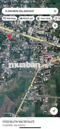 480TRIỆU/215M2 Mặt tiền nhựa sát QL22,Phước Thạnh,Củ Chi,Sổ Hồng Riêng
