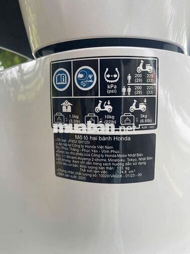 Sh 125 CBS lăn bánh 25/6/2025 tiết kiệm15 triệu