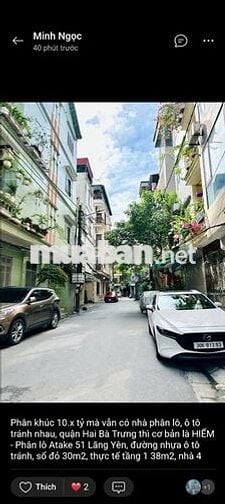 Chính chủ Bán Nhà Phố ngõ 51 số nhà 99 Lãng Yên