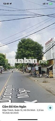 CHO THUÊ NHÀ MẶT TIỀN DƯƠNG THỊ MƯỜI, Q12  ĐỐI DIỆN AGRIBANK  CHỈ