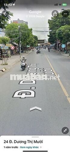CHO THUÊ NHÀ MẶT TIỀN DƯƠNG THỊ MƯỜI, Q12  ĐỐI DIỆN AGRIBANK  CHỈ