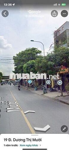 CHO THUÊ NHÀ MẶT TIỀN DƯƠNG THỊ MƯỜI, Q12  ĐỐI DIỆN AGRIBANK  CHỈ