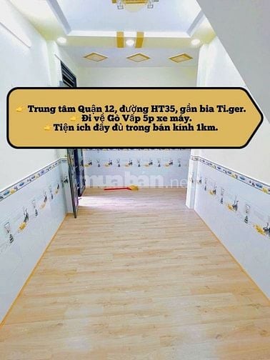 Bán nhà chính chủ 3,2x9,5. 1 lầu 2PN 2WC. Gần hãng bia Tiger
