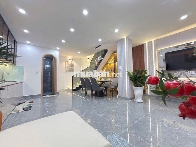 Hẻm 316/ Tây Thạnh_ Nhà đẹp 4x20m_ 3 Tấm, Đầy đủ nội thất