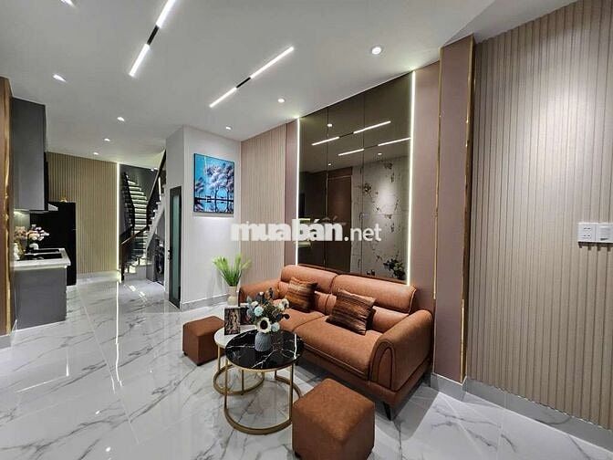 Nhà mới đẹp Gò Vấp sát mặt tiền đường số 8 phường 11 SHR hoàn công đủ