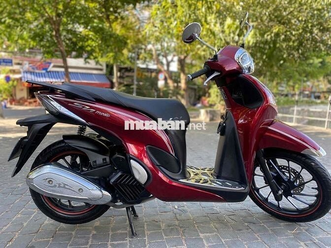 Shmode đỏ đô 2023 2 gương 2 khoá vẫn theo xe