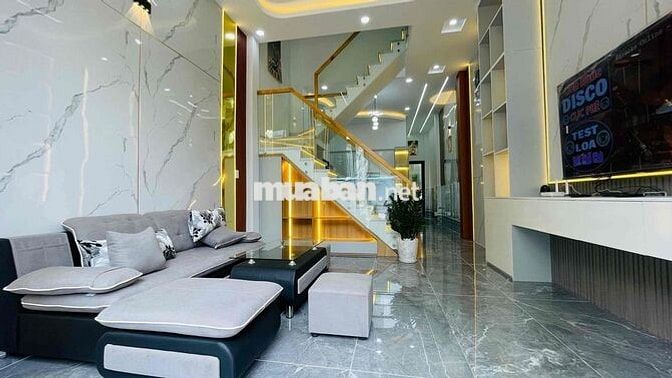 Bán Nhà Bà Điểm SHR hoàn công tặng nội thất đẹp gần chợ Đại Hải HM